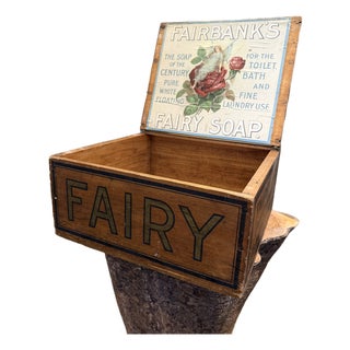 Antique Fairbank’s Fairy Soap Country Store Display Box With Original Label For Sale