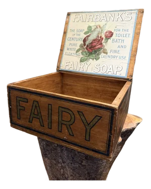 Antique Fairbank’s Fairy Soap Country Store Display Box With Original Label