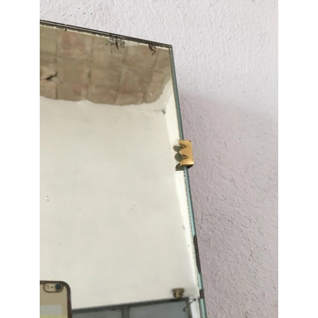 Metal Mid-Century Italian Mirror, 1960s For Sale - Image 7 of 12
