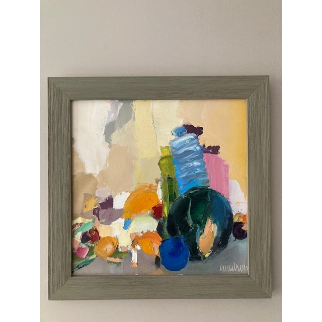 Didier Caulder Contemporary Modern Abstract Oil Painting on Canvas, Framed For Sale In New York - Image 6 of 6