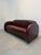 A stunning Mustang 3-seater sofa by the renowned British manufacturer Fleming & Howland . with its distinctive rounded...