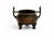 Metal Set of 4 Bronze Antique Mini Incense Burner Chinese Censer For Sale - Image 7 of 18