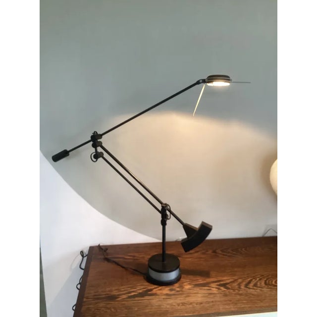 Isis Desk Lamp by Edwin Klein, 1980s, in Very Good conditions. Designed 1980 to 1989 This piece has an attribution mark, I...