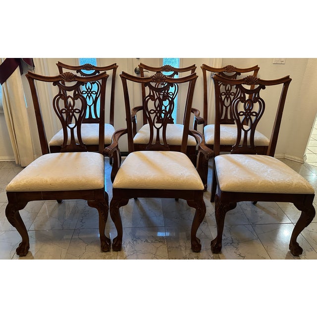 Traditional Cherry Dining Set For Sale - Image 10 of 17