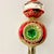 Glass Antique German Art Deco Hollywood Regency Blown Mercury Glass Christmas Tree Topper With Indented Stars For Sale - Image 7 of 12
