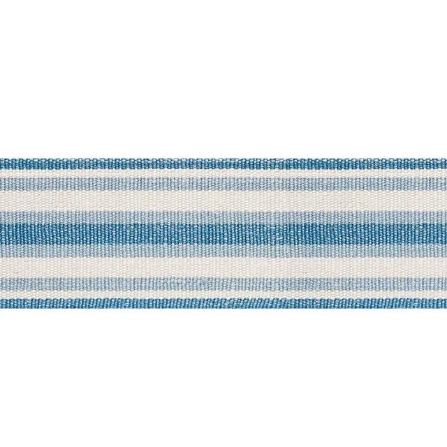 Made of pure linen, this multi-width, multi-color stripe tape adds a sophisticated finishing touch to upholstery, pillows...