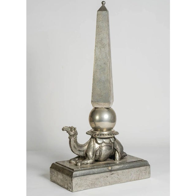 Pewter Sculptural Obelisks by Figura Piero for Atena, 1970s, Set of 2 For Sale - Image 6 of 9