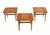 Brown Set 3 Three American Burl Walnut Square End Side Occasional Tables Stands MINT! For Sale - Image 8 of 10
