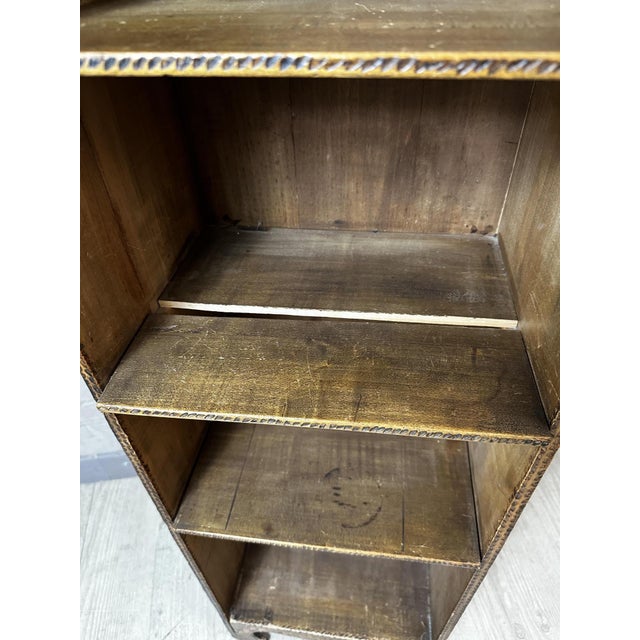 Art Deco Brown Wooden Etagère, 1925 For Sale - Image 10 of 14