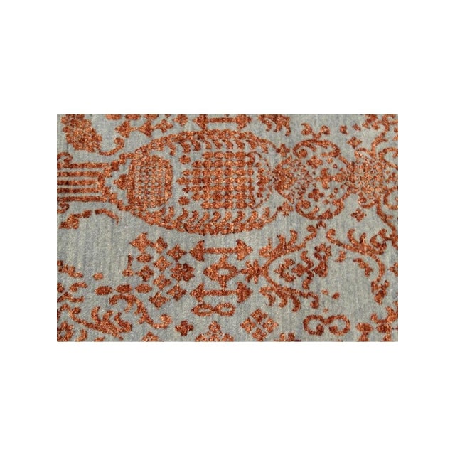 Handwoven Transitional Area Rug 10x14 For Sale - Image 11 of 12