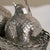 Mid-Century Bird and Braided Basket Salt Shakers in Silver-Plated Alpaca, 1950s, Set of 3 For Sale - Image 3 of 4