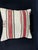 Turkish Hemp Pillow Cushion Natural Beige Red Cushion Cover 20x20 For Sale - Image 4 of 4