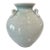 Vintage 1970's Celadon Crackle Glaze Double-Handle Vase For Sale