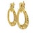 Vintage American 18k Gold 5 Carat Diamond Articulated Hoop Earrings, Pair For Sale - Image 11 of 14