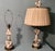 Art Noveau French Porcelain Lamps, 1950, Set of 2 For Sale - Image 4 of 13