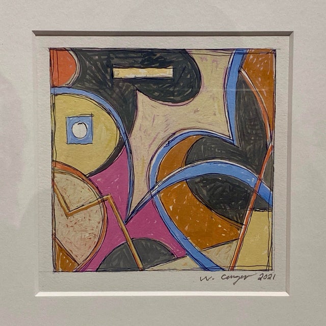 2021 drawing by William Conger. William Conger (born 1937) is a Chicago-based, American painter and educator, known for a...