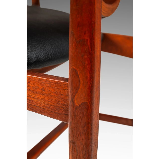 Set of 4 Mid-Century Modern Cane-Back Dining Chairs in Walnut by Milo Baughman for Directional Furniture, Usa, Circa 1960s For Sale - Image 9 of 12