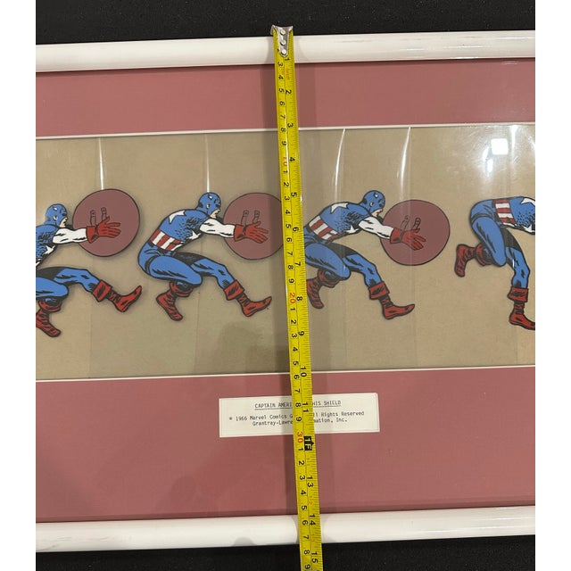 American 1960s Captain America, Marvel Animation Cel For Sale - Image 3 of 7