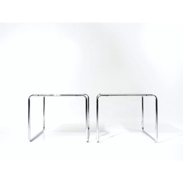 Vintage Side Tables by Marcel Breuer for Gavina, 1968, Set of 2 For Sale - Image 12 of 18