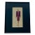 1940s Fashion Plate Watercolor Painting For Sale