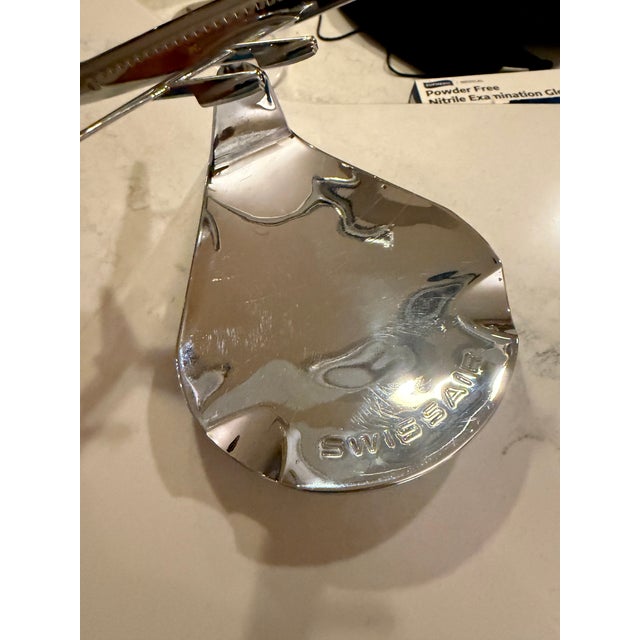 Art Deco Swiss Air 1970’s Ashtray/Desk Decor For Sale - Image 9 of 17