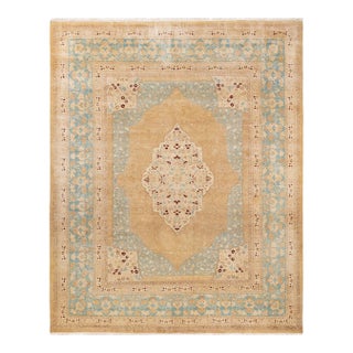 Mogul, One-of-a-Kind Hand-Knotted Area Rug - Ivory, 8' 3" x 10' 3" For Sale