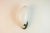 Sculptural german wall lamp from the 1960s, featuring an organically shaped white acrylic-glass diffuser mounted on a...