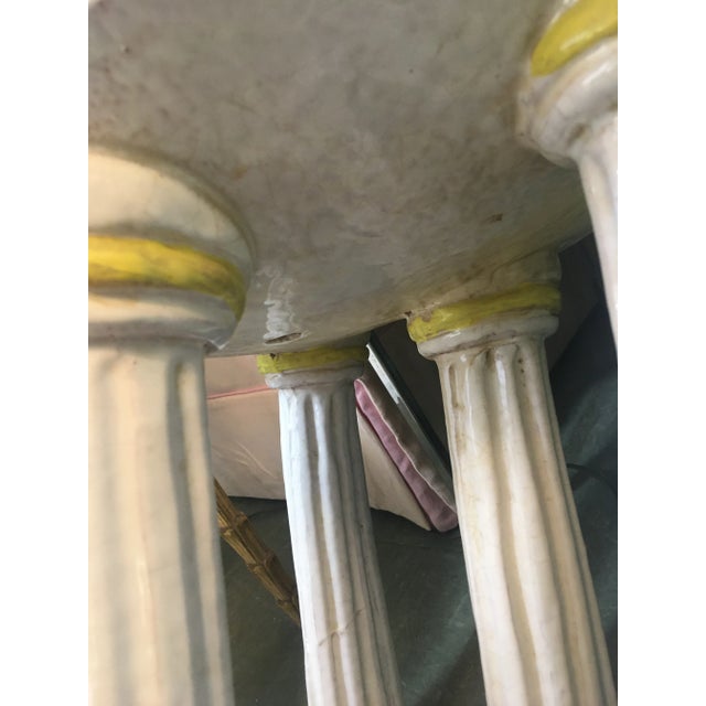 Roman Colomns Style Garden Seat For Sale - Image 9 of 10