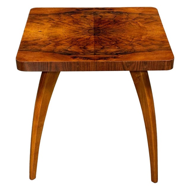 The coffee table is made in Bohemia. Design: famous czech artist Jindřich Halabala. This table is made from beech solid...