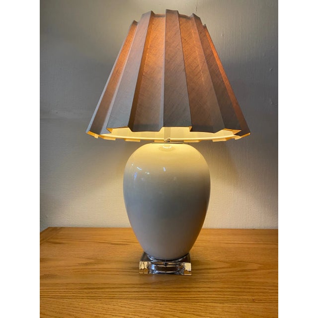 Ceramic Vintage Ceramic Table Lamp by Chapman For Sale - Image 7 of 10