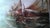 Late 19th Century Fishing Boats at Low Tide — European School Coastal Oil, Signed “Carl Hampe” For Sale - Image 4 of 4