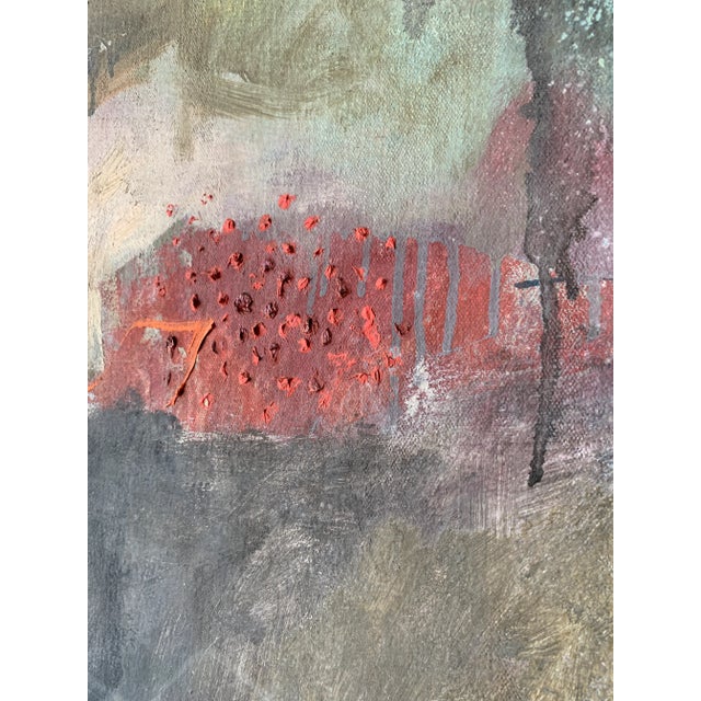 1960s Guy Berard " Palo Alto " 1961 Abstract Painting For Sale - Image 5 of 10