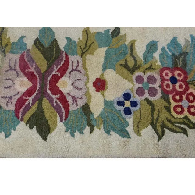 Vintage Chinese Style Rug For Sale - Image 9 of 11