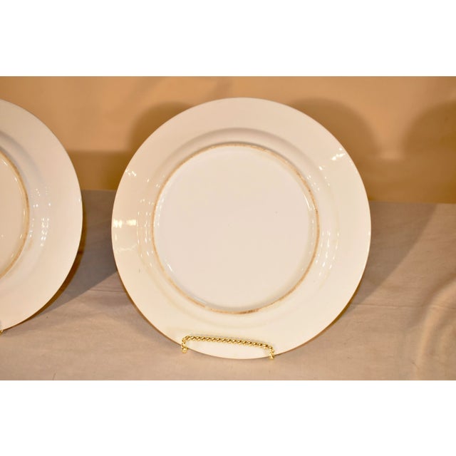 19th Century Set of Three Armorial Plates For Sale - Image 11 of 11