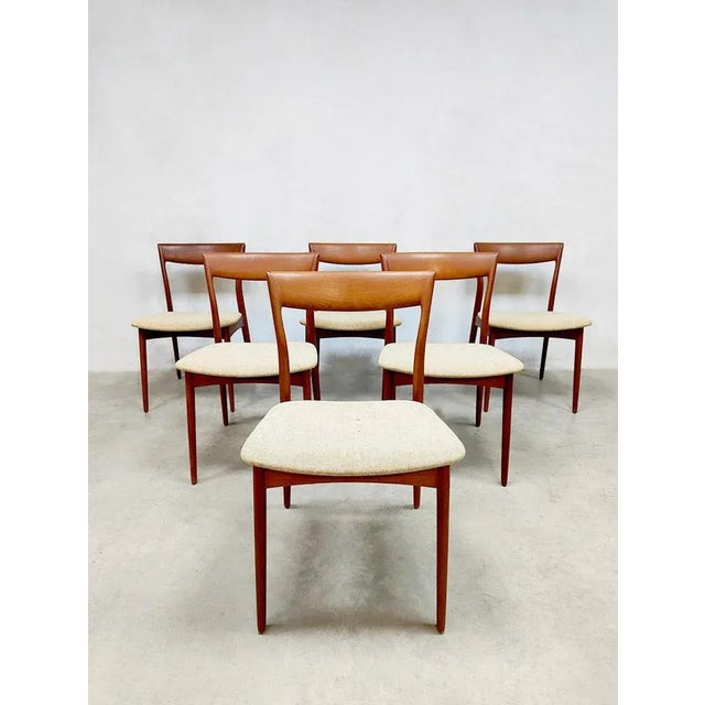 Vintage Dining Chairs by R. Boregaard for Viborg Stolefabrik, 1960s, Set of 6 For Sale - Image 4 of 6