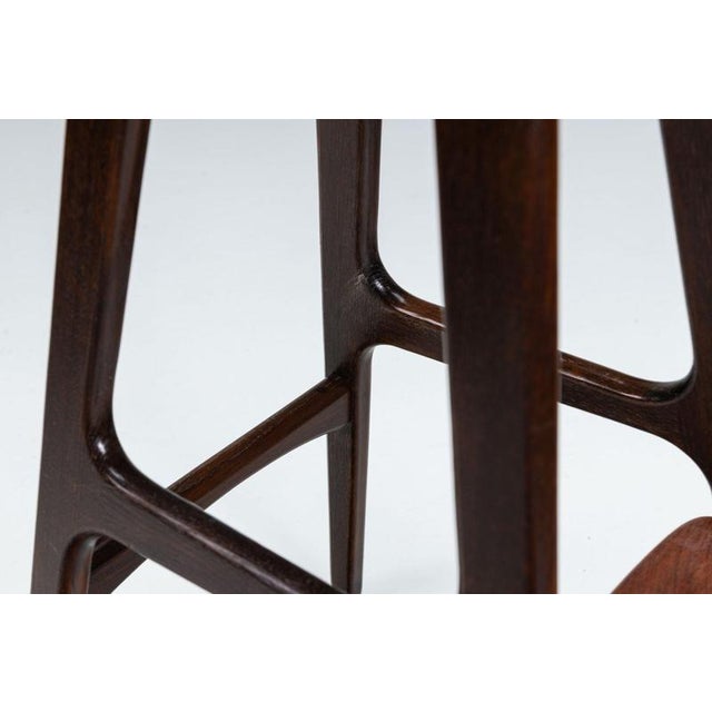OD61 Bar Stools by Erik Buch for Oddense Mobler, Denmark, 1965, Set of 2 For Sale - Image 9 of 12
