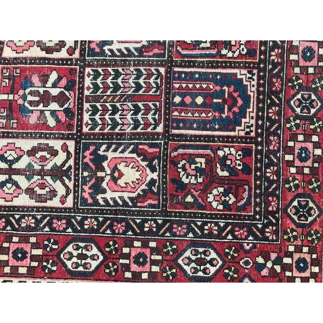 Vintage Wool Bakhtiar Rug, 1960s For Sale - Image 3 of 11