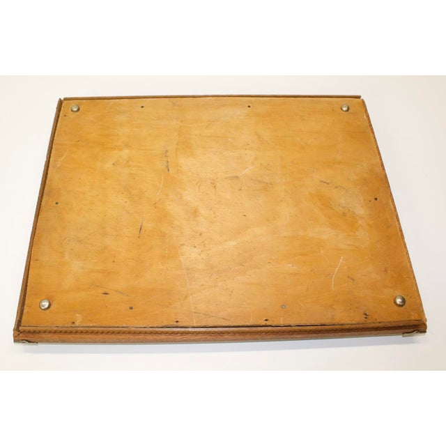 Traditional Vintage Inlaid Wood Australian Animals Serving Tray For Sale - Image 3 of 5