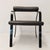 Modern Vintage Black Armchairs with Armrests, 1980s, Set of 4 For Sale - Image 3 of 18