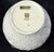 1960s Lenox Kismet Collection Fine Bone Porcelain Ginger Jar Vase Embossed Fleur-De-Lis Pattern For Sale - Image 10 of 12