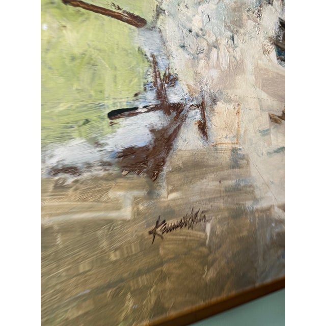 1960s Abstract Mixed-Media Painting For Sale - Image 9 of 13