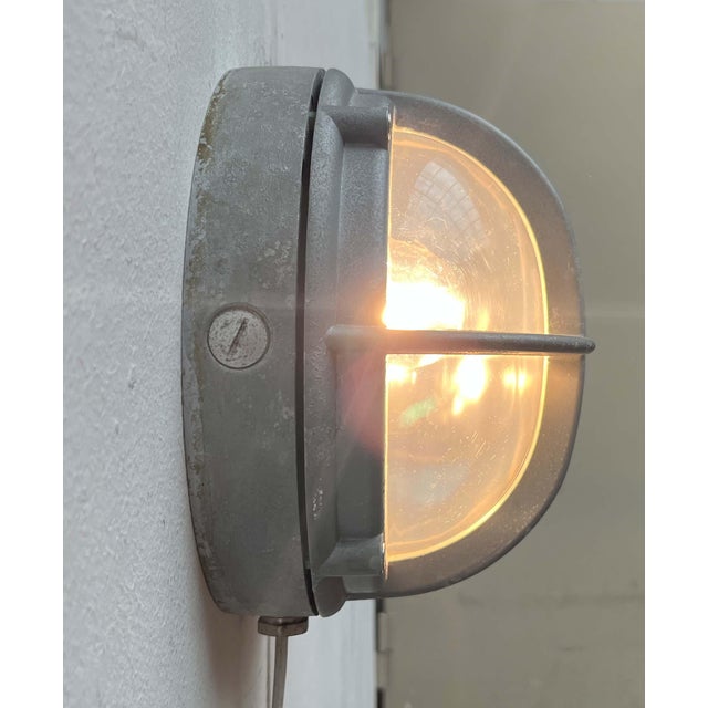 Metal Mid-Century Modern Danish Outdoor Skot Wall Lamp in Metal by Lauritz Knudsen for Louis Poulsen, 1960s For Sale - Image 7 of 18