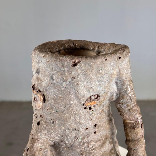 Brutalist Ceramic Jug attributed to C.A.S. Vietri, 1950s For Sale - Image 17 of 18