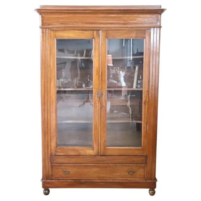 Antique Walnut Bookcase, 19th Century For Sale - Image 11 of 11