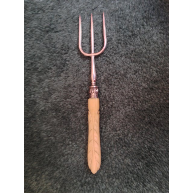 English Sheffield Sterling Silver ThreePronged Oyster Fork Chairish