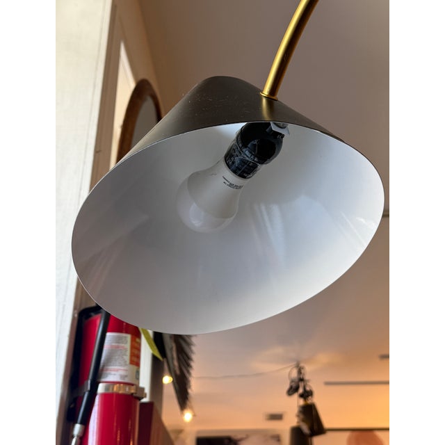 Crate & Barrel Crate & Barrel Arching Floor Lamp For Sale - Image 4 of 12