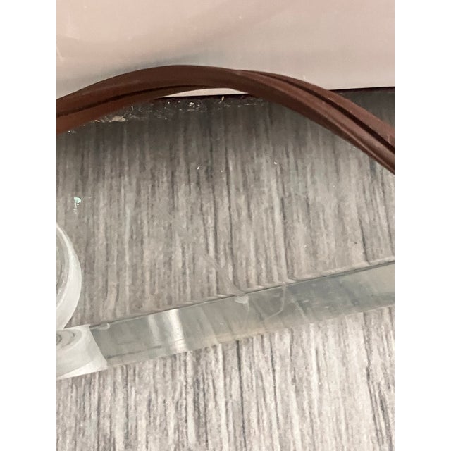 1950s Hollywood Regency Bust Elephant Lamp Lucite Bottom For Sale - Image 10 of 12