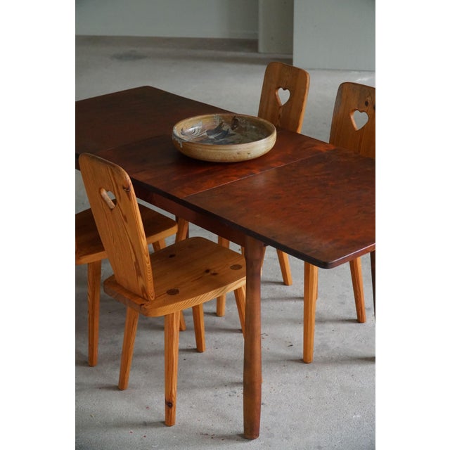 Scandinavian Modern Table in Beech with Club Legs by Arnold Madsen, 1940s For Sale - Image 6 of 17