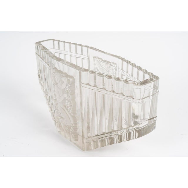 René Lalique, Pan Vase, 1937, Pressed Glass For Sale - Image 6 of 10