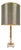 Empire Marble Crystal Brass Stem Table Lamp, 1920 For Sale